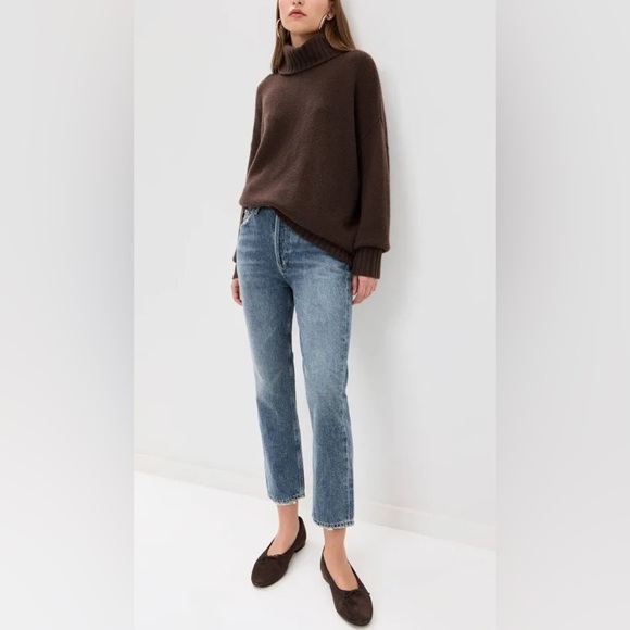 Agolde Denim - Agolde RILEY CROP HIGH RISE STRAIGHT NWT , sz : 32